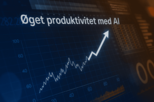 En graf der viser at man kan opnå øjet produktivitet med generativ AI